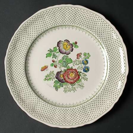 Paynsley Green Multicolor Dinner Plate