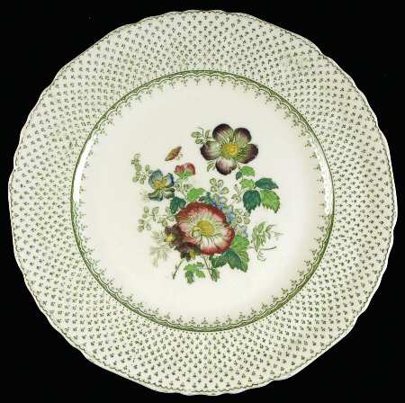 Paynsley Green Multicolor Luncheon Plate