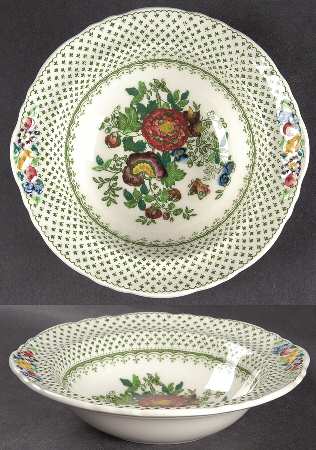Paynsley Green Multicolor Lugged Cereal Bowl
