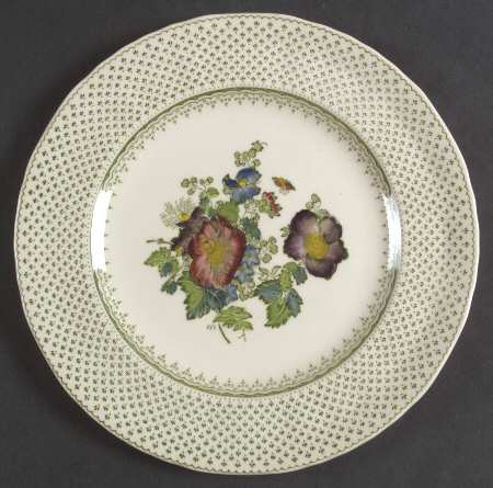 Paynsley Green Multicolor Luncheon Plate