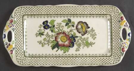 Paynsley Green Multicolor Small Sandwich Tray
