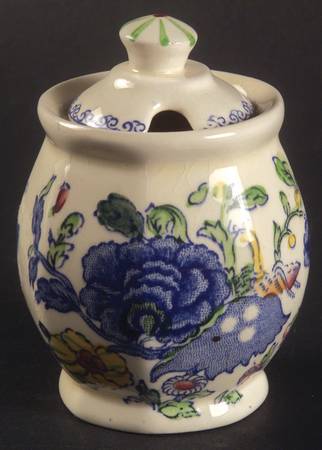Regency Plantation Colonial Mustard Jar & Lid