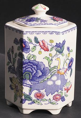 Regency Plantation Colonial Ming Jar & Lid