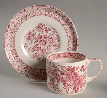 Stratford Flat Cup & Saucer Set