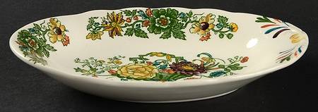 Strathmore Green Multicolor Relish/Gravy Underplate