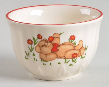 Teddy Bears Child's Open Sugar Bowl