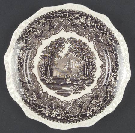 Vista Brown (No Trim) Salad Plate