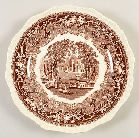 Vista Brown (No Trim) Luncheon Plate