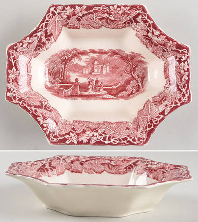 Vista Pink (No Trim) 7" Mason Sweet Dish