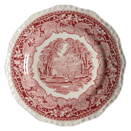 Vista Pink (No Trim) Salad Plate