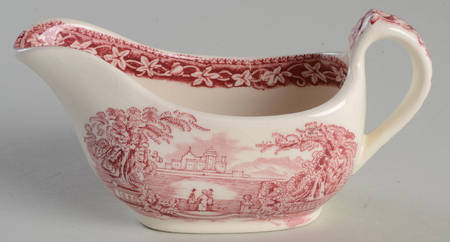 Vista Pink (No Trim) Individual Gravy Boat No Underplate