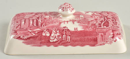 Vista Pink (No Trim) Lid for Rectangular Butter