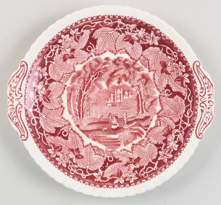 Vista Pink (No Trim) Underplate for Round Gravy Boat