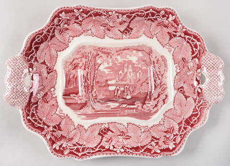 Vista Pink (No Trim) Underplate for Large Bedford Tureen