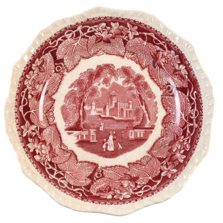 Vista Pink (No Trim) Saucer for Flat Cream Soup Bowl