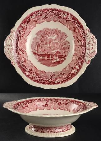 Vista Pink (No Trim) Round Vegetable No Lid