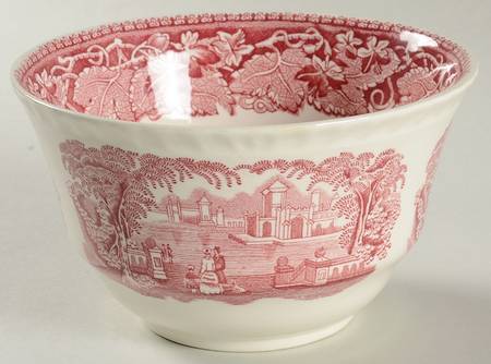 Vista Pink (No Trim) Cranberry Bowl