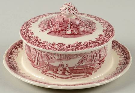 Vista Pink (No Trim) Butter Box & Lid