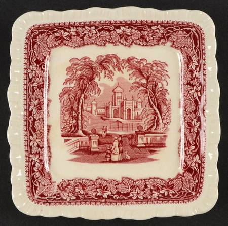 Vista Pink (No Trim) Square Butter No Lid