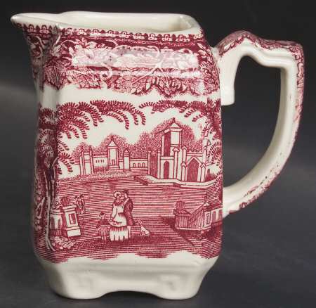 Vista Pink (No Trim) Small Square Creamer