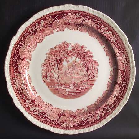 Vista Pink (No Trim) 14" Chop Plate (Round Platter)