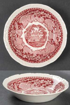 Vista Pink (No Trim) Fruit/Dessert (Sauce) Bowl
