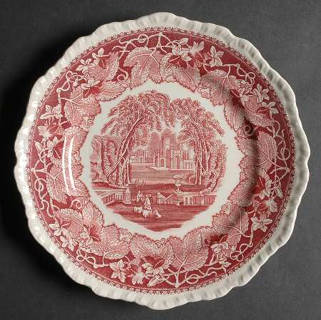 Vista Pink (No Trim) Luncheon Plate