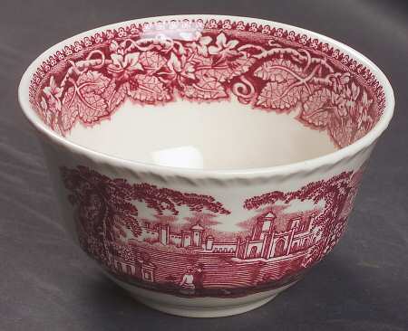 Vista Pink (No Trim) Open Sugar Bowl