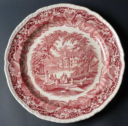 Vista Pink (No Trim) 14" Chop Plate (Round Platter)