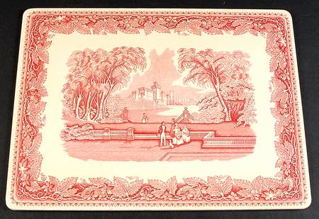 Vista Pink (No Trim) Corkboard Placemat