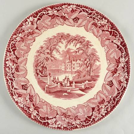 Vista Pink (No Trim) 15" Chop Plate (Round Platter)