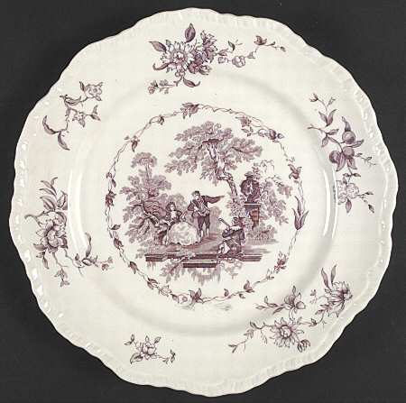Watteau Mulberry by Mason's