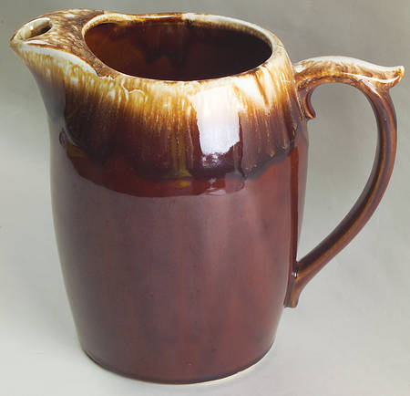 Brown Drip 80 Oz Pitcher by Nelson McCoy