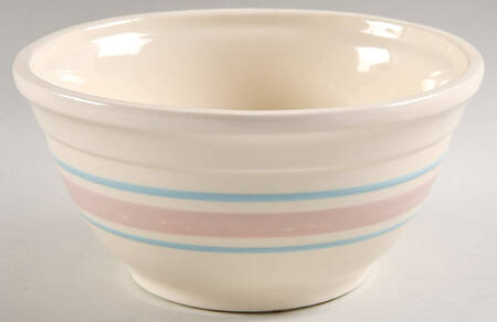 Pink & Blue Stripes 8" Mixing Bowl