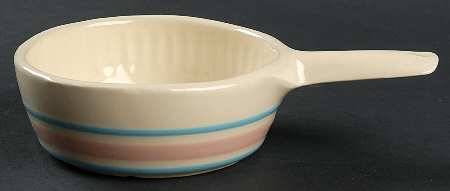 Pink & Blue Stripes Open Individual Casserole