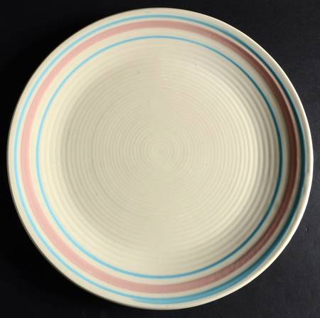 Pink & Blue Stripes 12" Chop Plate (Round Platter)