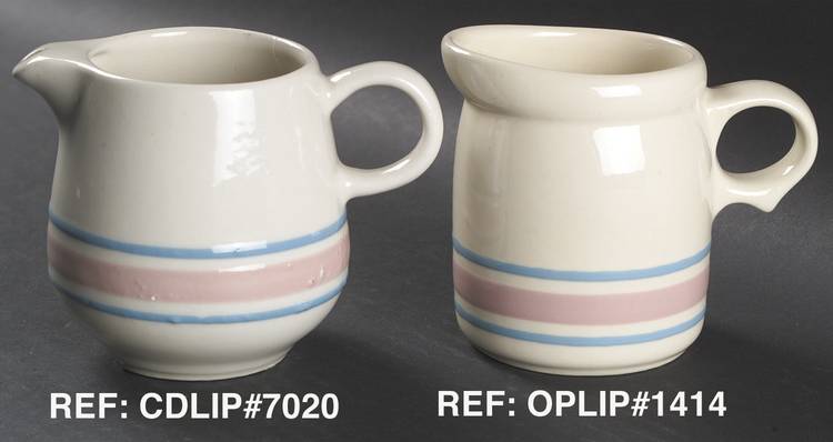Pink & Blue Stripes Creamer