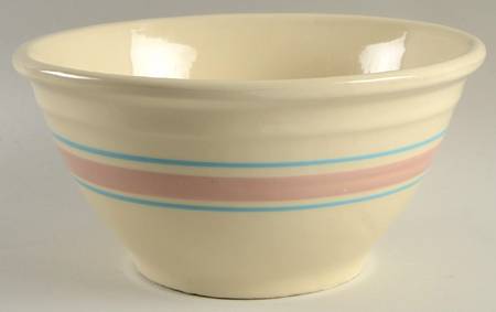 Pink & Blue Stripes 10" Mixing Bowl