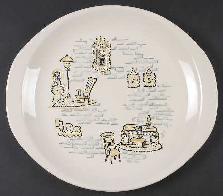 Gay Nineties 11" Oval Serving Platter