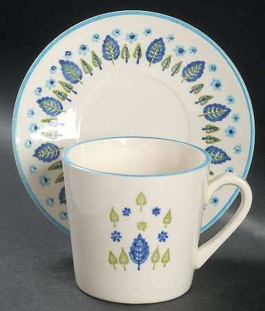 Swiss Alpine Flat Cup & Saucer Set