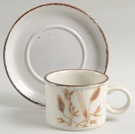 Flat Cup & Saucer Set