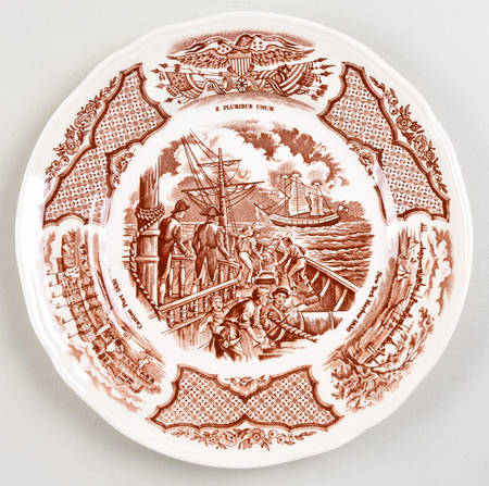 Fair Winds Brown Bread & Butter Plate