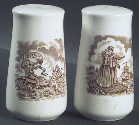 Fair Winds Brown Salt & Pepper Set