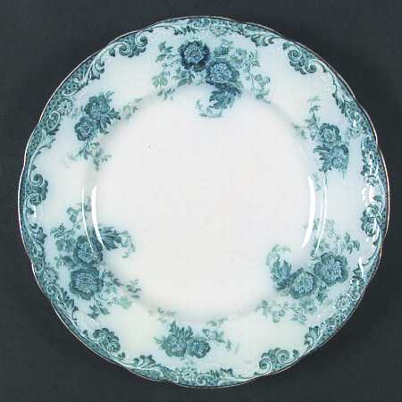 Glenmere Blue Green (Gold Trim) by Alfred Meakin