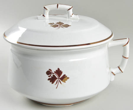 Tea Leaf Chamber Pot & Lid