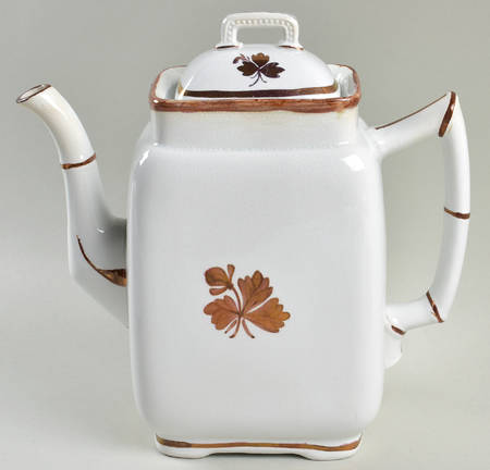 Tea Leaf Coffee Pot & Lid