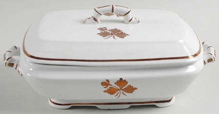 Tea Leaf Rectangular Covered Vegetable
