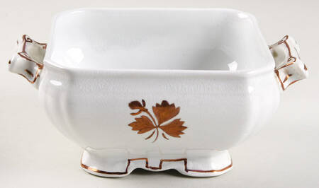 Tea Leaf Square Butter No Lid
