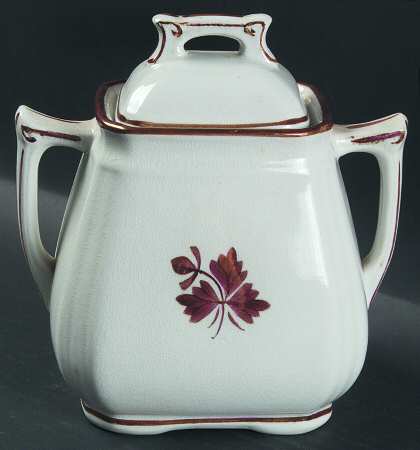 Tea Leaf Oversize Sugar Bowl & Lid