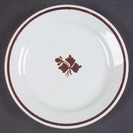 Tea Leaf Bread & Butter Plate